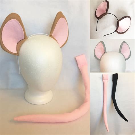 mouse tail costume|Mouse tail diy